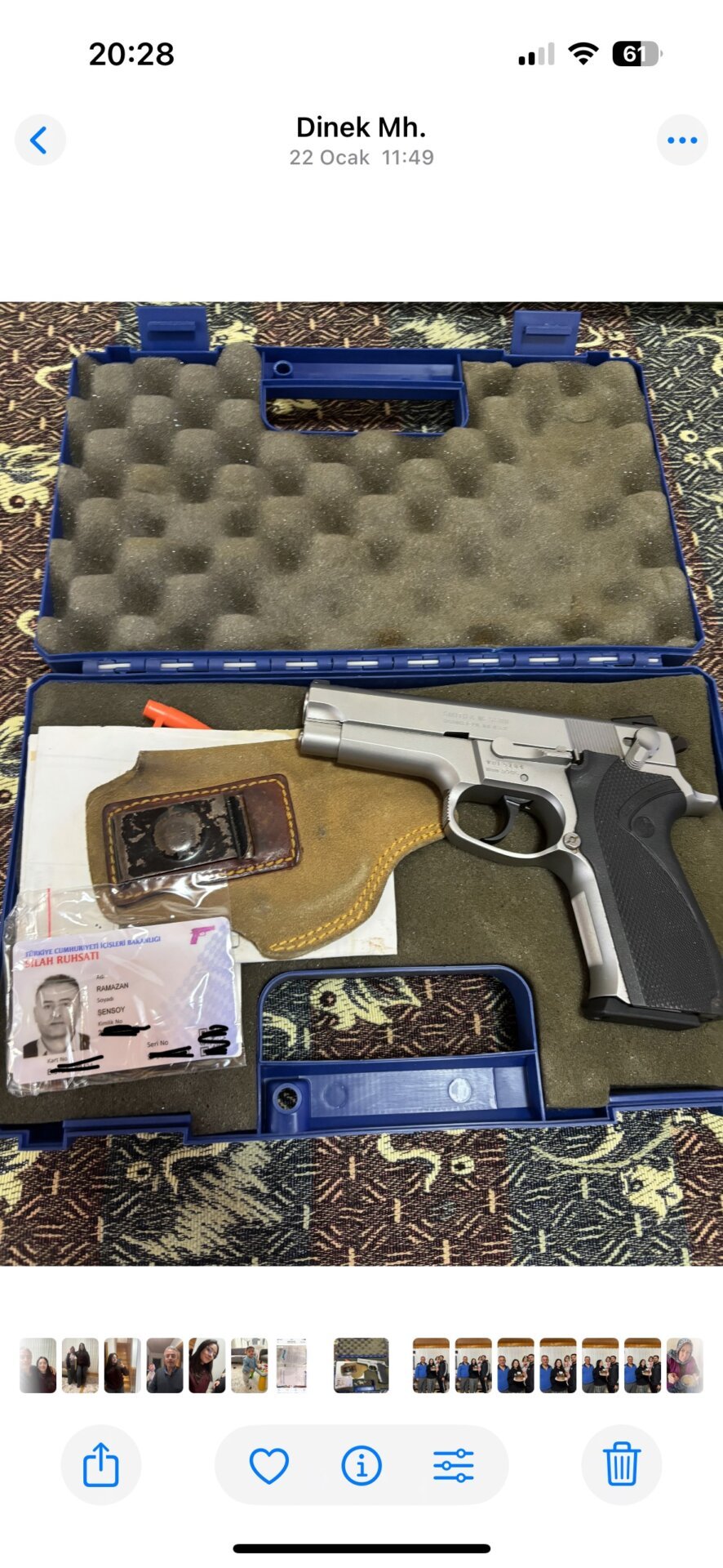 Satılık TABANCA – Smith & Wesson 5906 – 9mm Browning Long – Bulundurma Ruhsatlı – Antalya – İlan 17931 – Görsel 17932