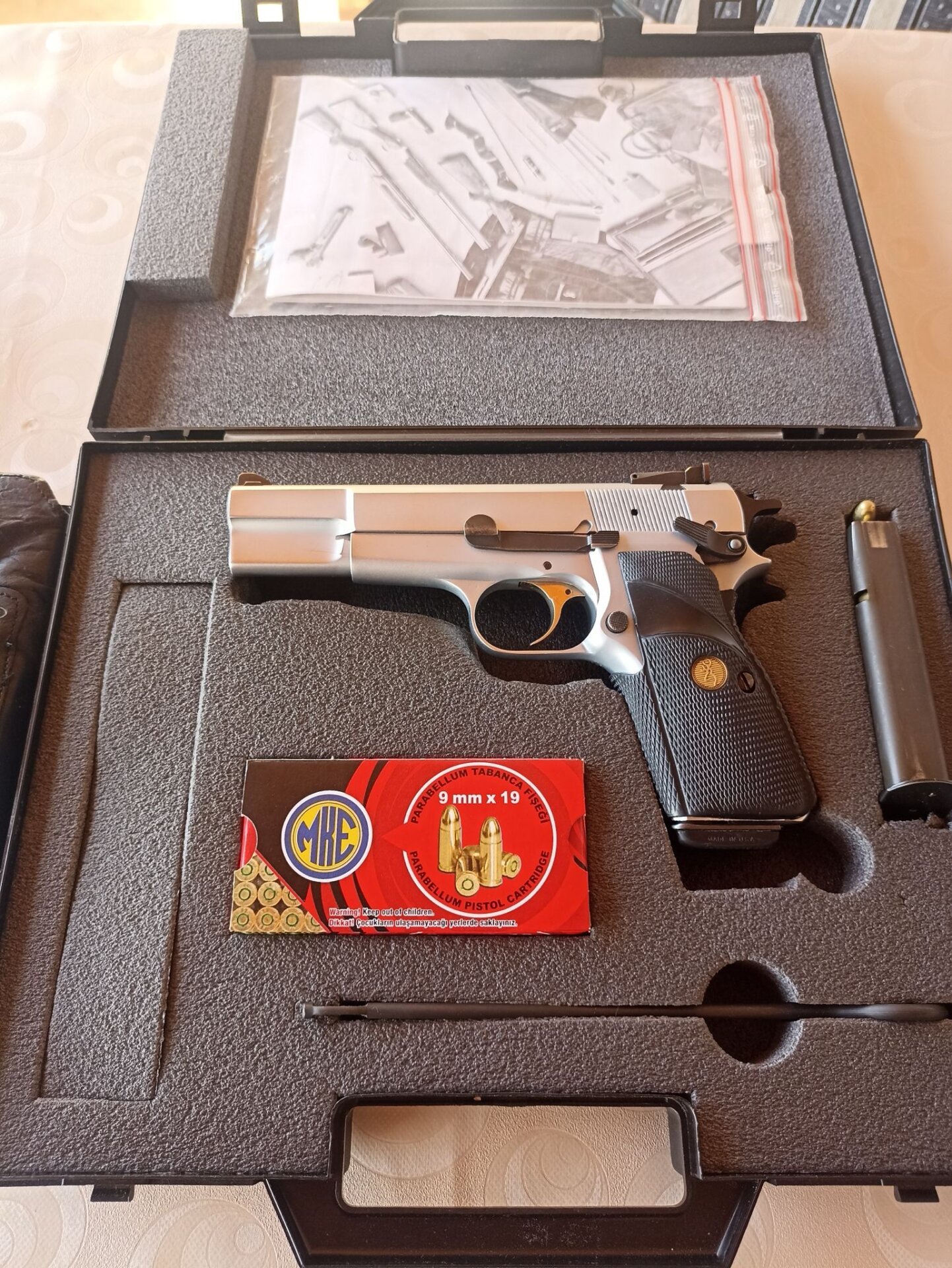 Satılık TABANCA – Browning HP (14'lü) – 9mm (9x19mm) – Bulundurma Ruhsatlı – Zonguldak – İlan 18996 – Görsel 19005