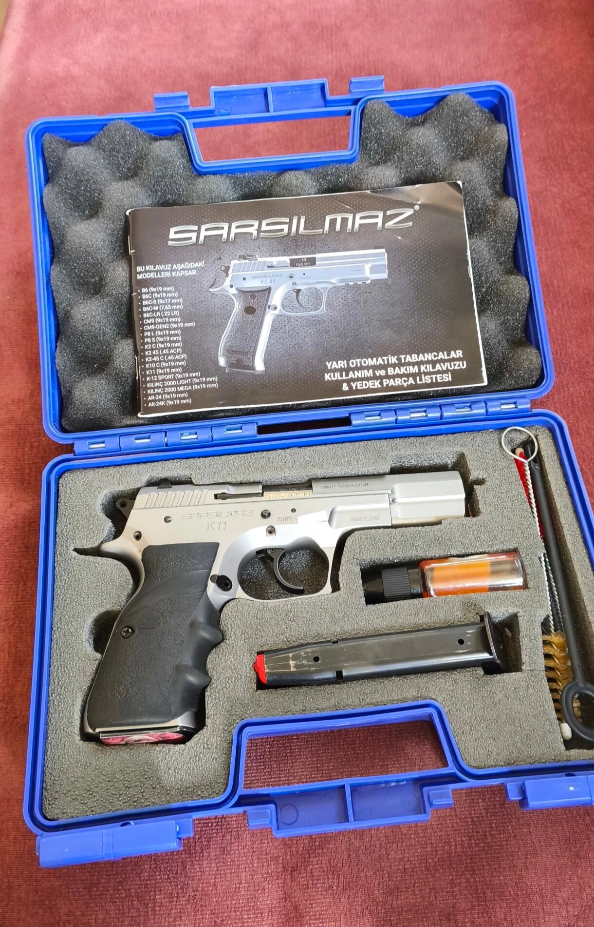 Satılık TABANCA – Sarsılmaz K11 – 9mm (9x19mm) – Bulundurma Ruhsatlı – Malatya – İlan 19684 – Görsel 19724