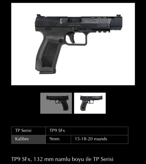 Satılık TABANCA – Canik TP – 9mm (9x19mm) – Taşıma Ruhsatlı – Adana – İlan 20775 – Görsel 20776