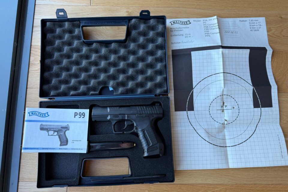 Satılık TABANCA – Walther P99 – 9mm (9x19mm) – Taşıma Ruhsatlı – İzmir – İlan 21029 – Görsel 21030