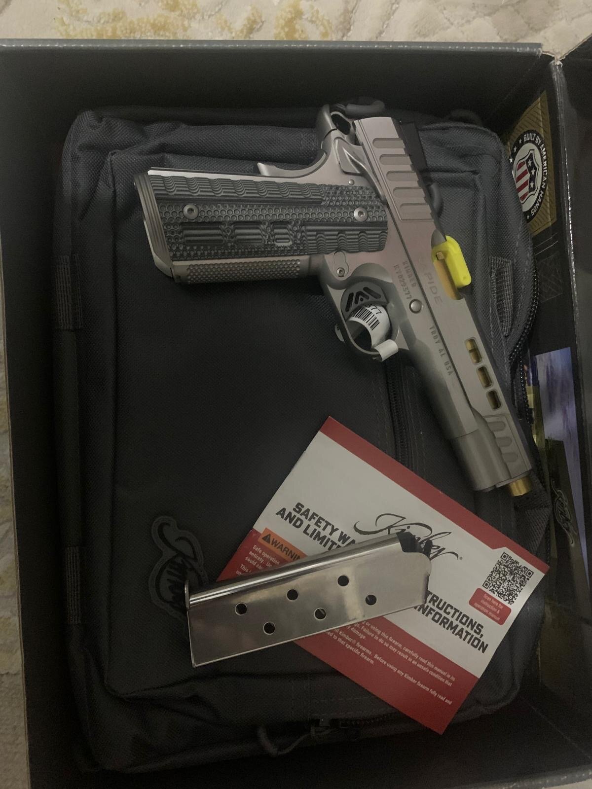 Satılık TABANCA – Kimber 1911 – 45 ACP – Taşıma Ruhsatlı – Balıkesir – İlan 21834 – Görsel 21839