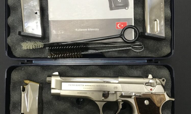 Satılık TABANCA – Beretta 92 – 9mm (9x19mm) – Taşıma Ruhsatlı – İzmir – İlan 21610 – Görsel 21615