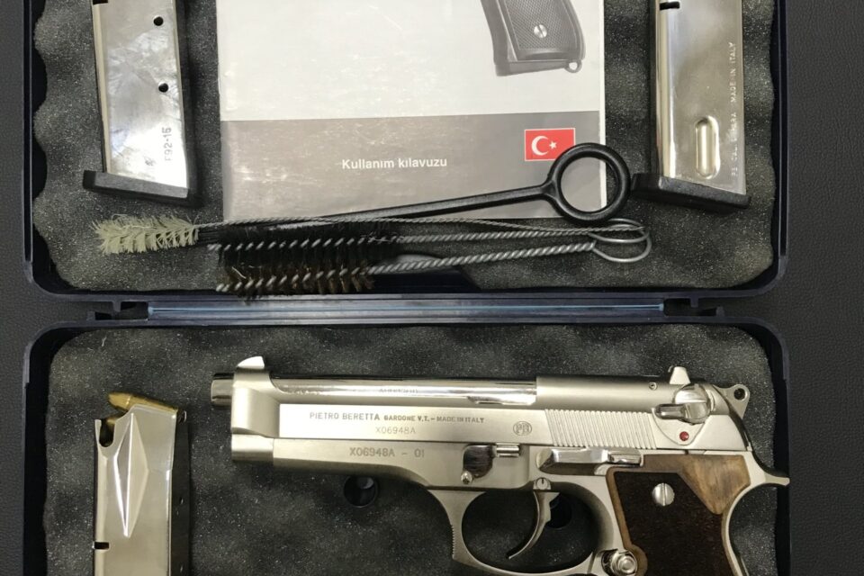 Satılık TABANCA – Beretta 92 – 9mm (9x19mm) – Taşıma Ruhsatlı – İzmir – İlan 21610 – Görsel 21615