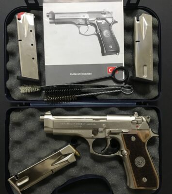 Satılık TABANCA – Beretta 92 – 9mm (9x19mm) – Taşıma Ruhsatlı – İzmir – İlan 21610 – Görsel 21612