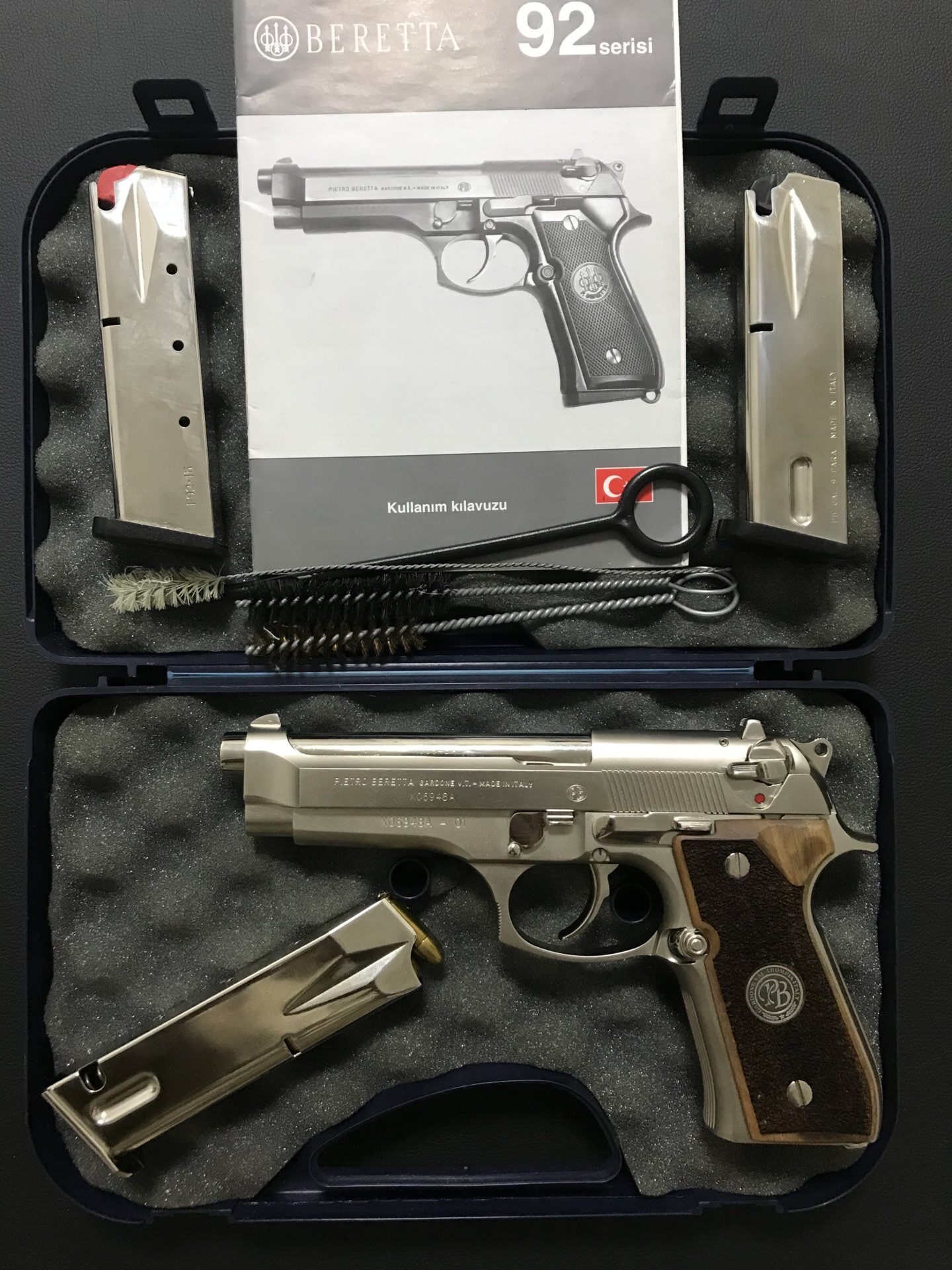 Satılık TABANCA – Beretta 92 – 9mm (9x19mm) – Taşıma Ruhsatlı – İzmir – İlan 21610 – Görsel 21612