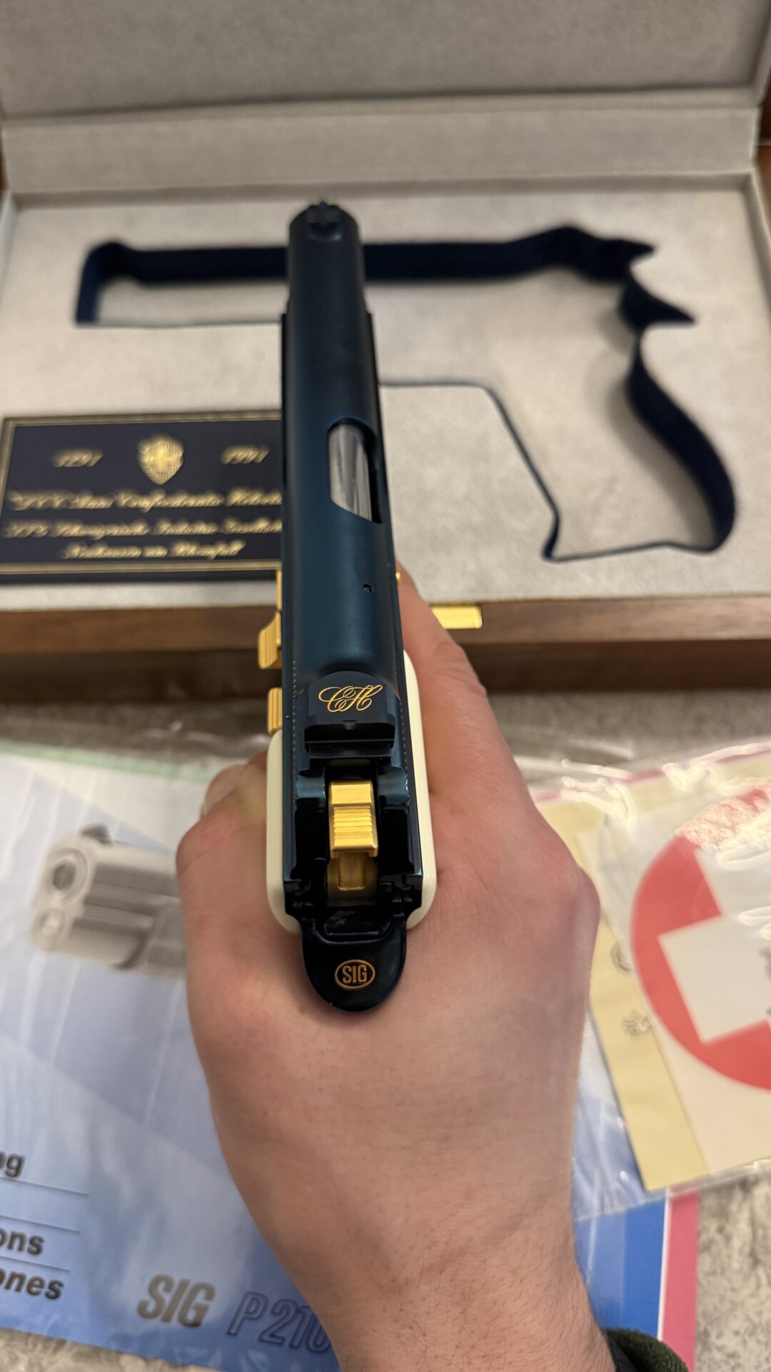 Satılık TABANCA – Sig Sauer P210 – 9mm (9x19mm) – Taşıma Ruhsatlı – Ankara – İlan 22384 – Görsel 22386