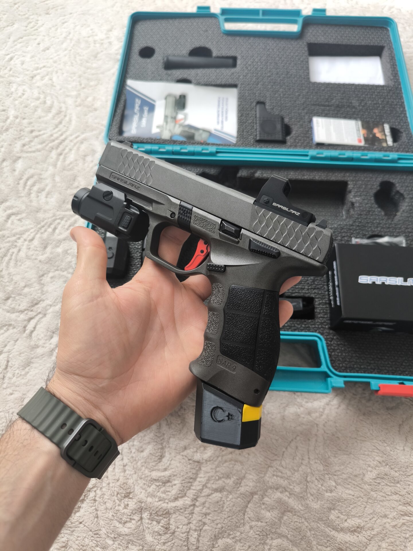 Satılık TABANCA – Sarsılmaz SAR9 – 9mm (9x19mm) – Taşıma Ruhsatlı – Ankara – İlan 22409 – Görsel 22413