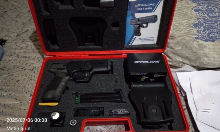 Satılık TABANCA – Sarsılmaz SAR9 – 9mm (9x19mm) – Taşıma Ruhsatlı – Mersin – İlan 20694 – Görsel 20698