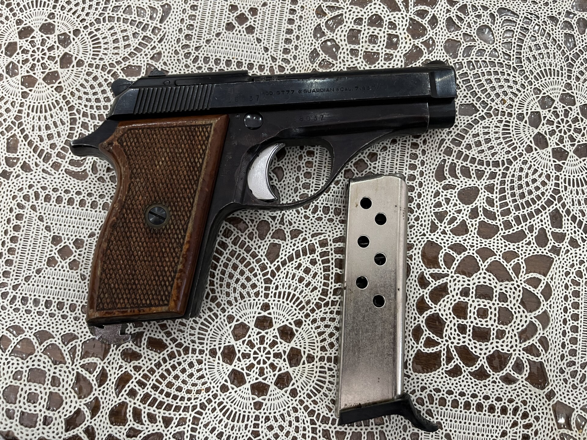 Satılık TABANCA – Renato Gamba GT77 – 7.65mm (.32 ACP) – Taşıma Ruhsatlı – Manisa – İlan 21516 – Görsel 21518
