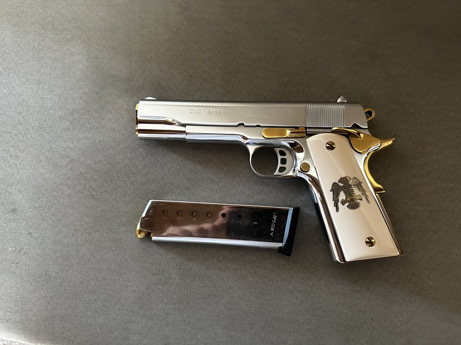 Satılık TABANCA – Tisaş Zig M1911 – 45 ACP – Taşıma Ruhsatlı – Düzce – İlan 21309 – Görsel 21310