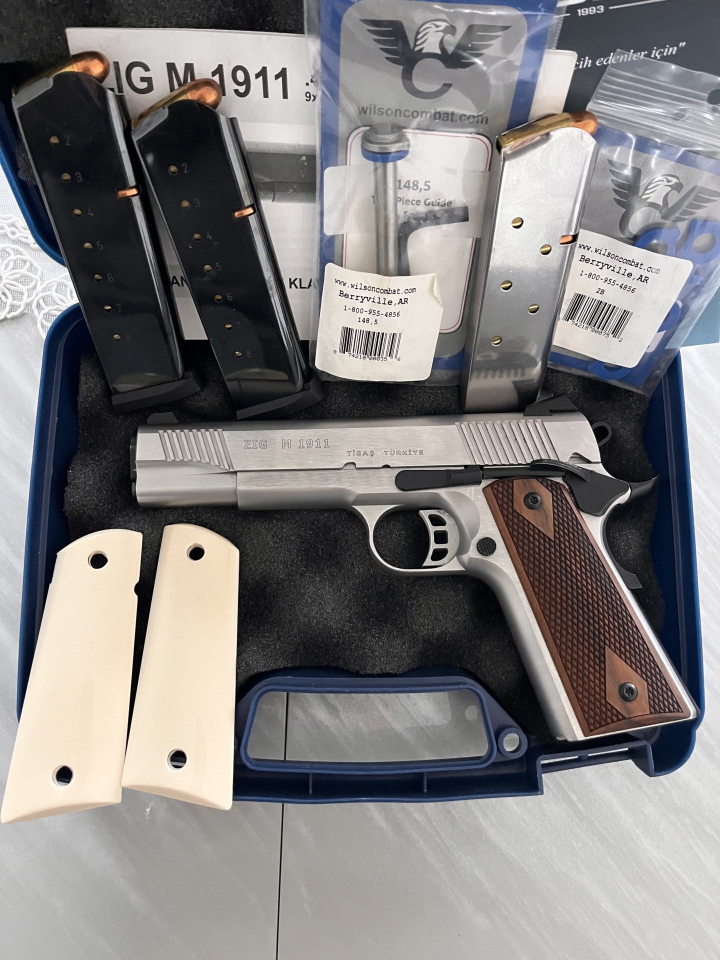 Satılık TABANCA – Tisaş Zig M1911 – 45 ACP – Bulundurma Ruhsatlı – Ankara – İlan 21164 – Görsel 21165