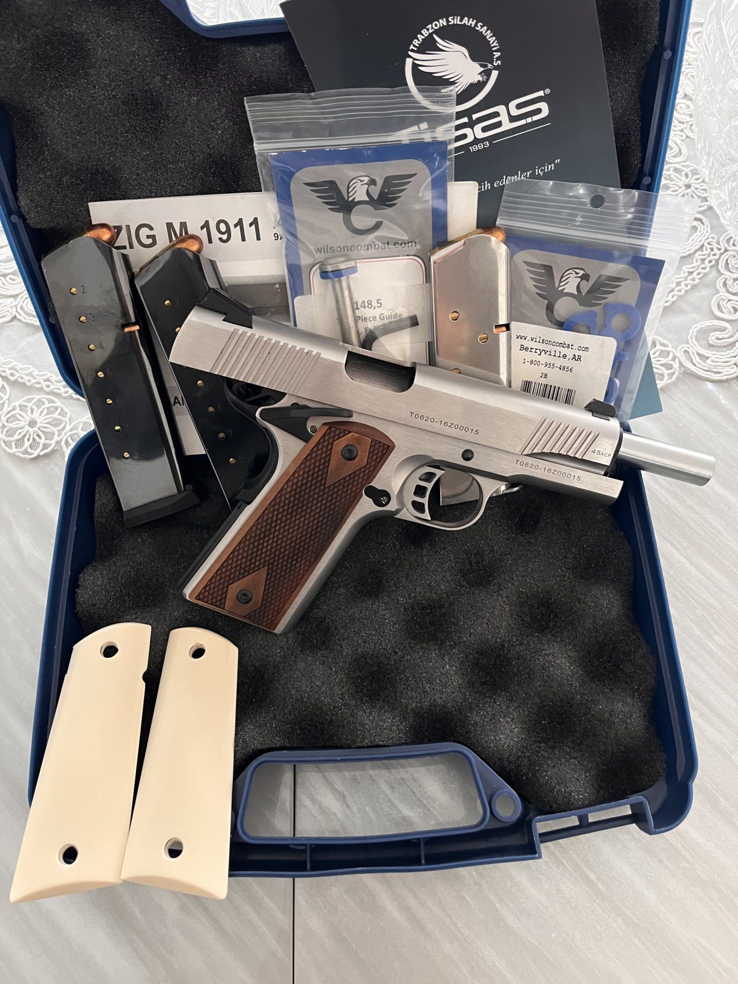Satılık TABANCA – Tisaş Zig M1911 – 45 ACP – Bulundurma Ruhsatlı – Ankara – İlan 21164 – Görsel 21167