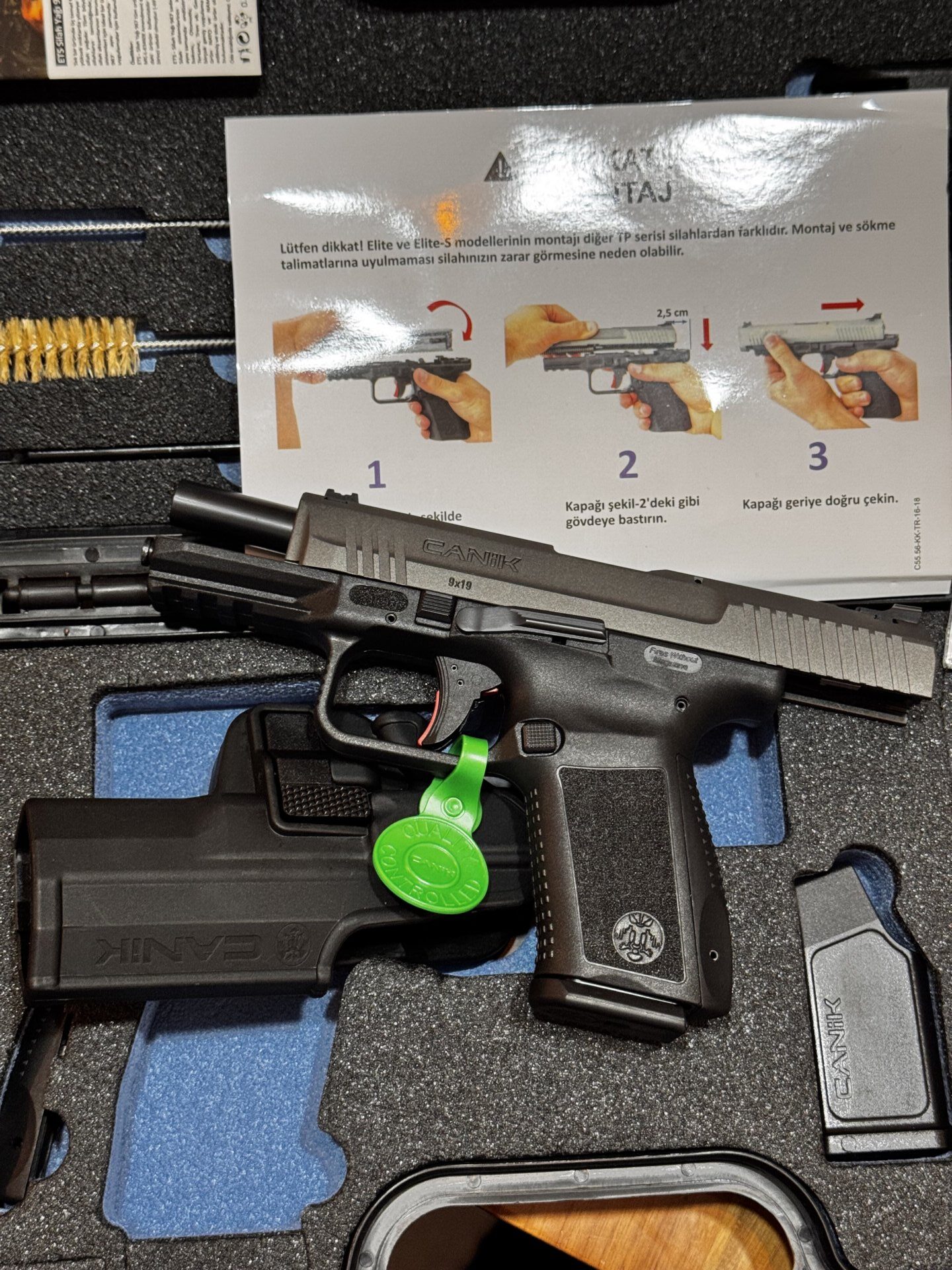 Satılık TABANCA – Canik TP – 9mm (9x19mm) – Taşıma Ruhsatlı – Ankara – İlan 21783 – Görsel 21785