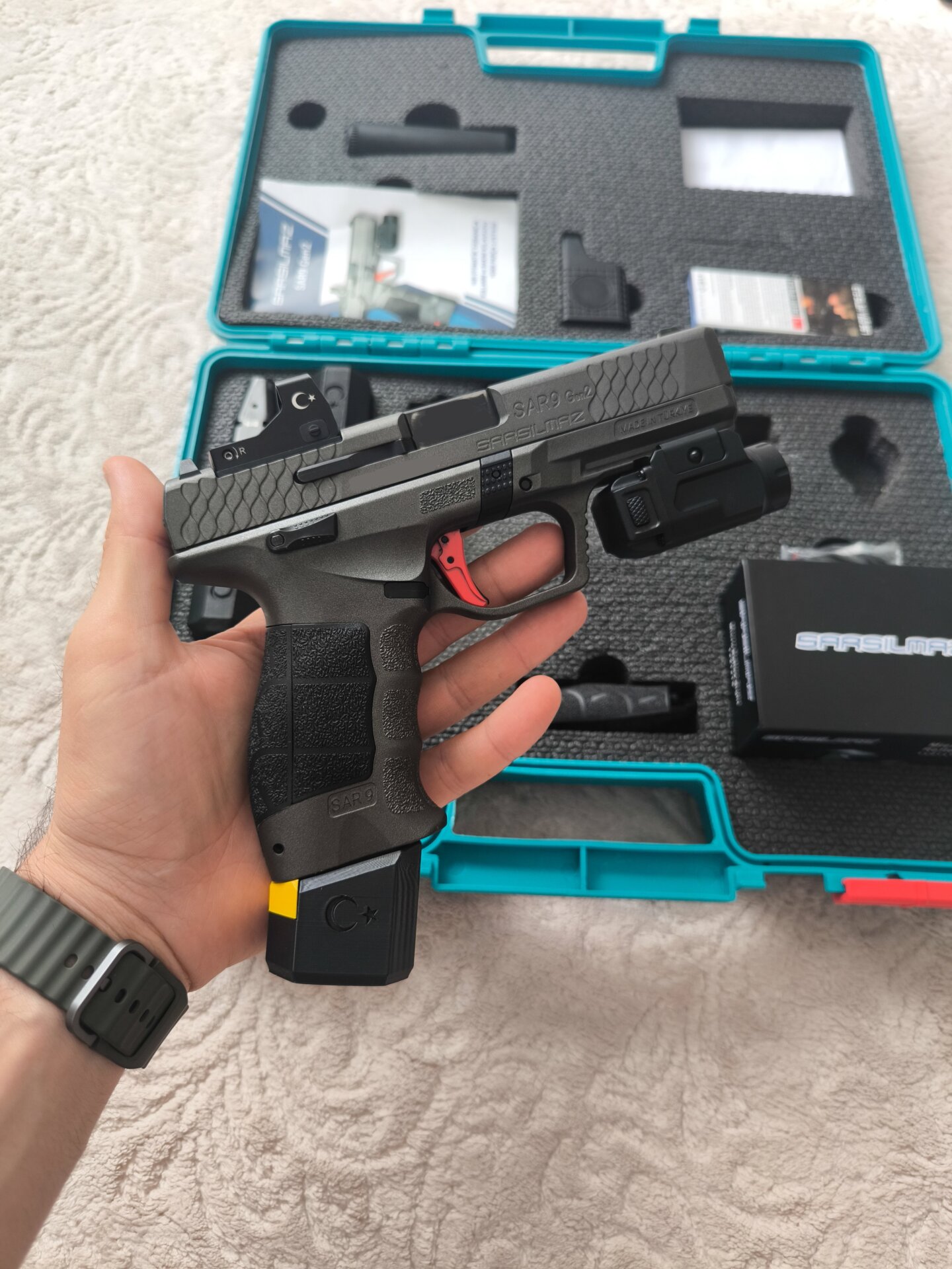 Satılık TABANCA – Sarsılmaz SAR9 – 9mm (9x19mm) – Taşıma Ruhsatlı – Ankara – İlan 22409 – Görsel 22410