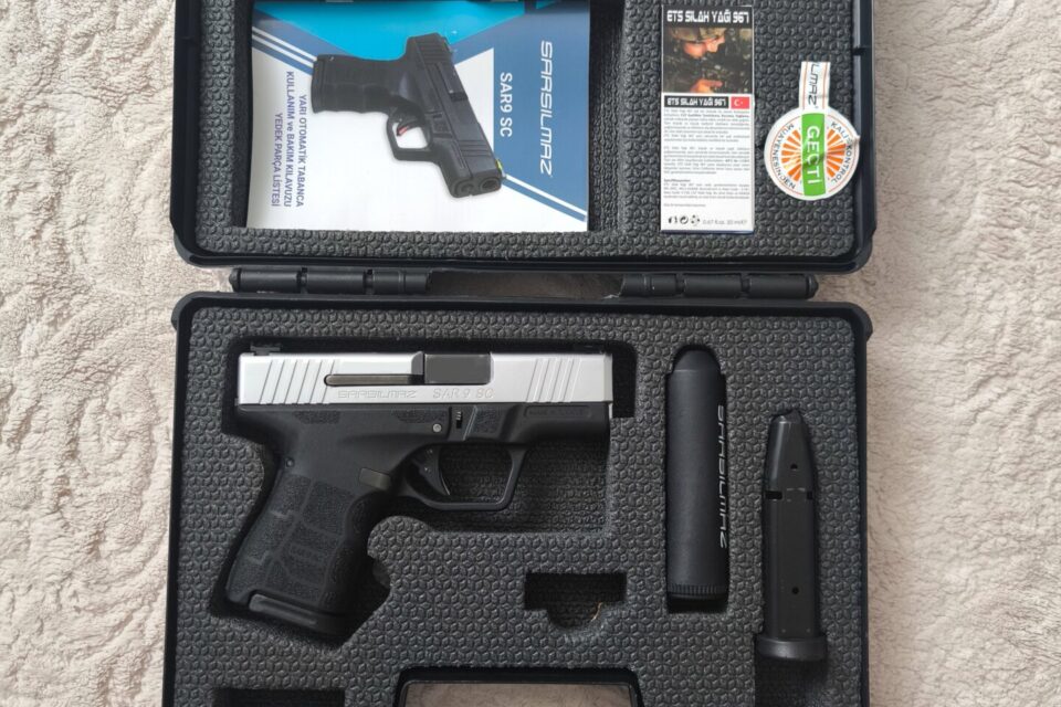 Satılık TABANCA – Sarsılmaz SAR9 – 9mm (9x19mm) – Taşıma Ruhsatlı – Ankara – İlan 22404 – Görsel 22406