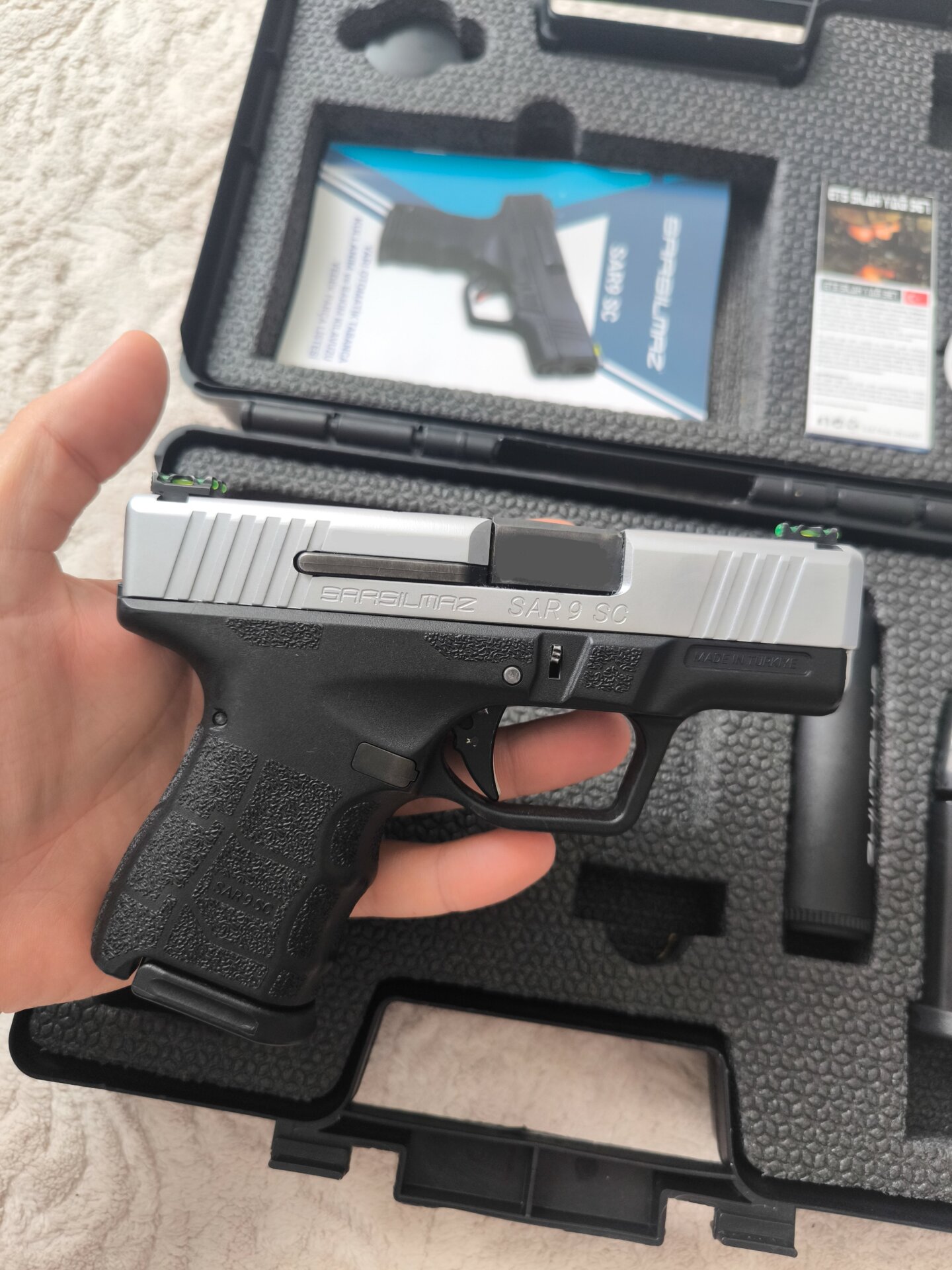 Satılık TABANCA – Sarsılmaz SAR9 – 9mm (9x19mm) – Taşıma Ruhsatlı – Ankara – İlan 22404 – Görsel 22405