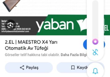 Satılık YİVSİZ TÜFEK – Maestro X4 – 12 Kalibre – Sinop – İlan 22075 – Görsel 22076