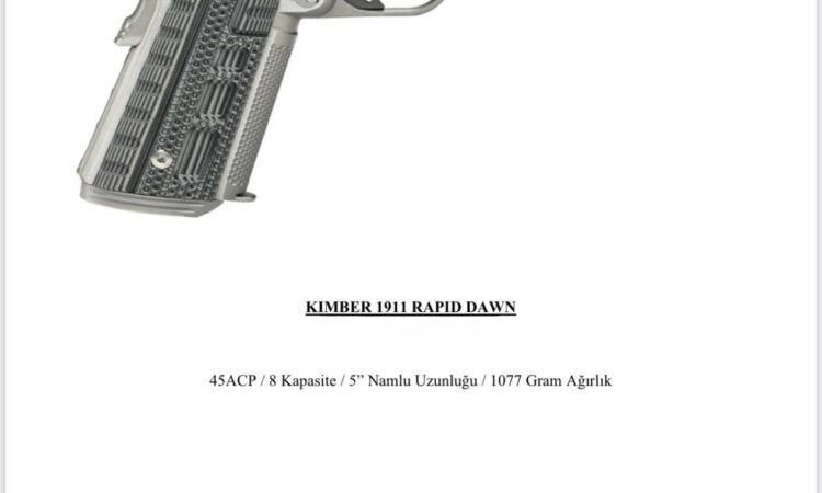 Satılık TABANCA – Kimber 1911 – 45 ACP – Taşıma Ruhsatlı – Konya – İlan 19470 – Görsel 19476