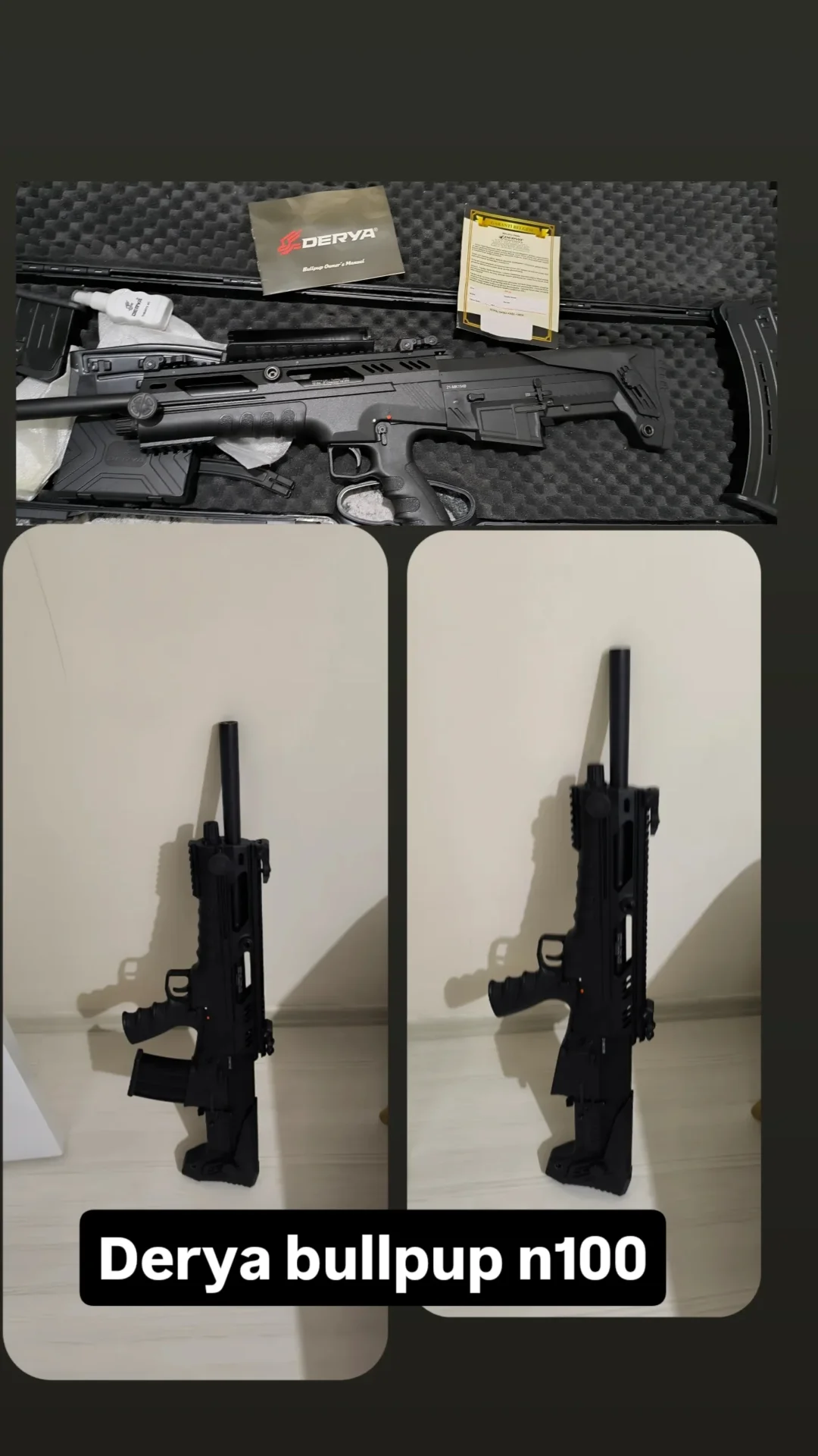 Satılık YİVSİZ TÜFEK – Derya N-100 Bullpup – 12 Kalibre – Ankara – İlan 25927 – Görsel 25928