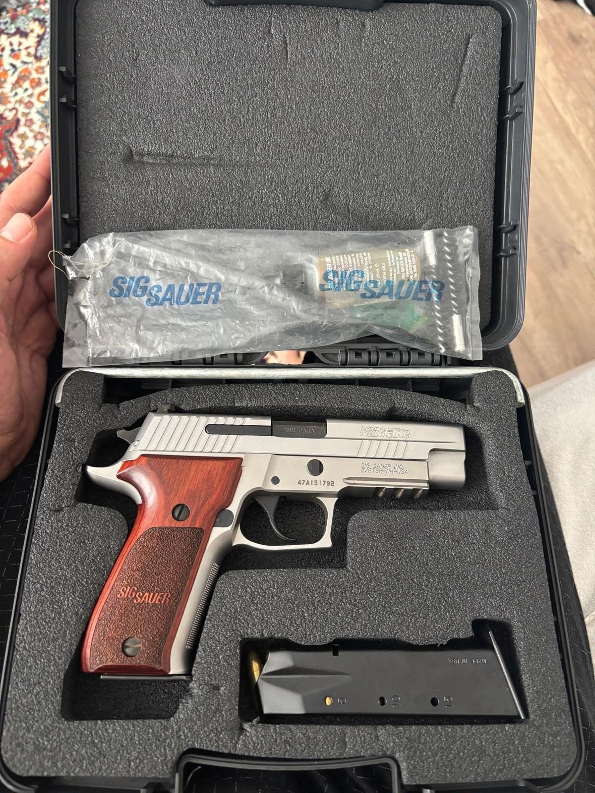 Satılık TABANCA – Sig Sauer P226 – 9mm (9x19mm) – Bulundurma Ruhsatlı – Adana – İlan 26326 – Görsel 26328