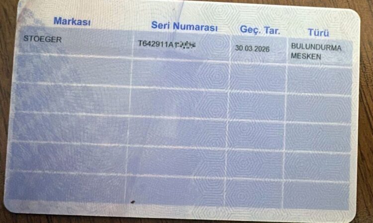 Satılık TABANCA – Stoeger 8000 – 9mm (9x19mm) – Bulundurma Ruhsatlı – İstanbul – İlan 23334 – Görsel 23340