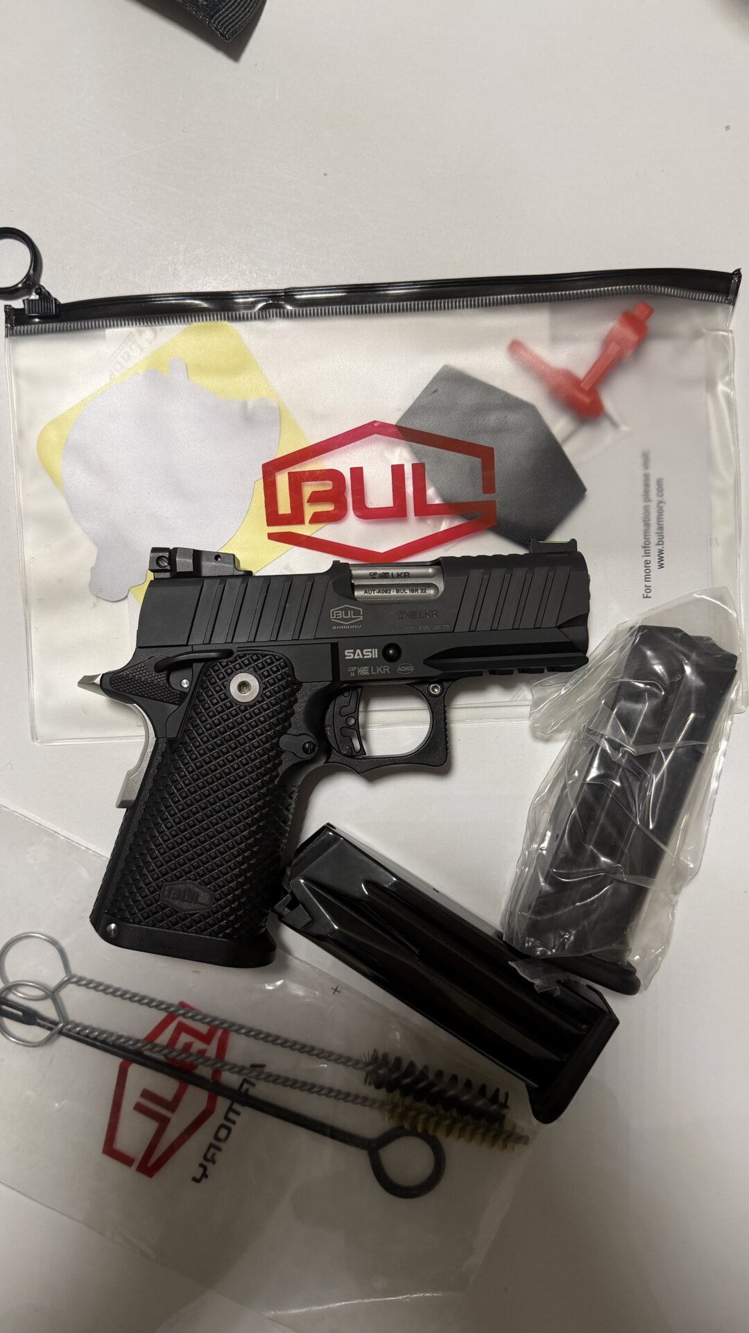 Satılık TABANCA – BUL SAS II Ultralight – 9mm (9x19mm) – Taşıma Ruhsatlı – Antalya – İlan 24280 – Görsel 24281