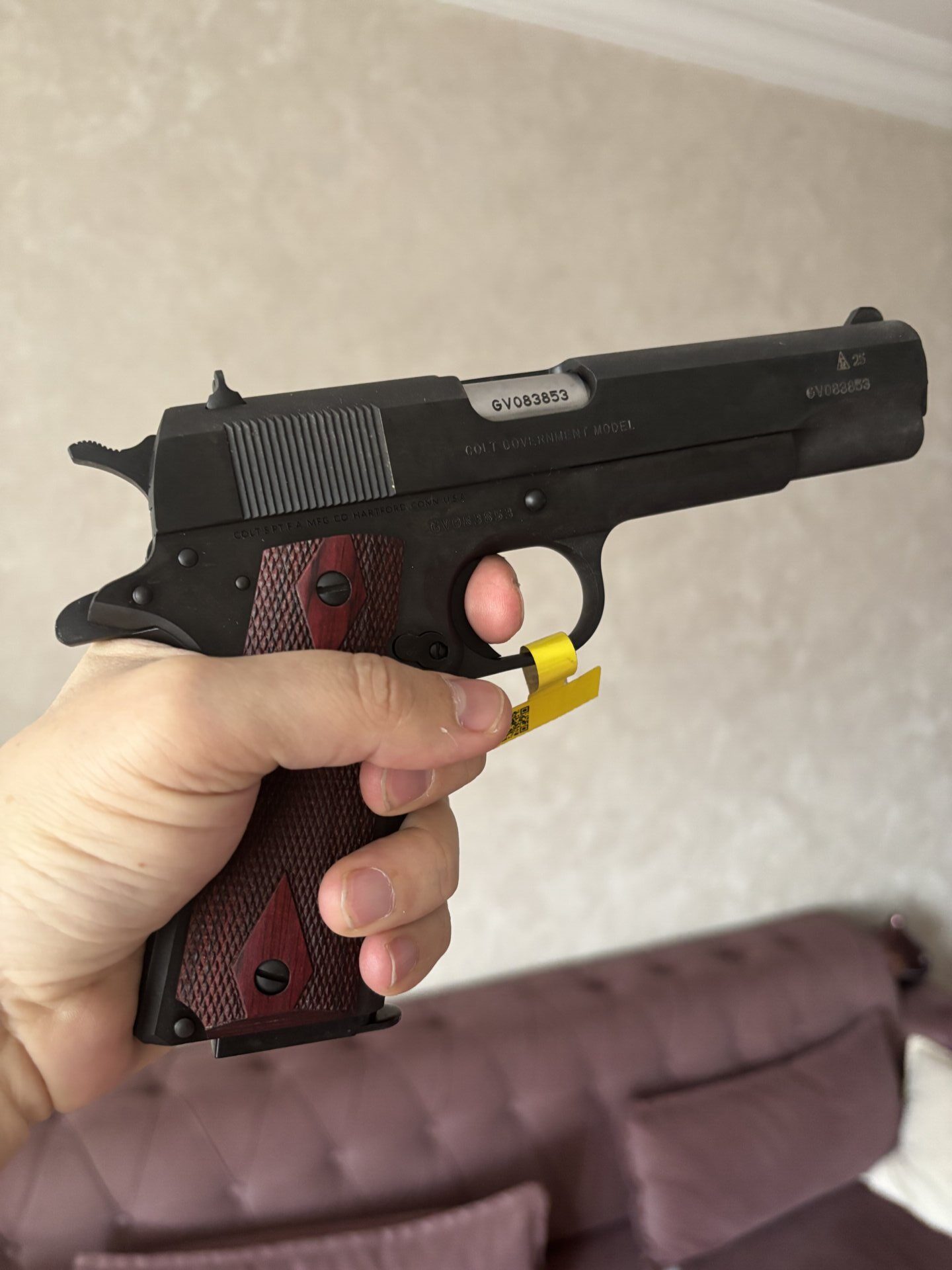 Satılık TABANCA – Colt 1911 – 45 ACP – Taşıma Ruhsatlı – Ankara – İlan 23680 – Görsel 23681