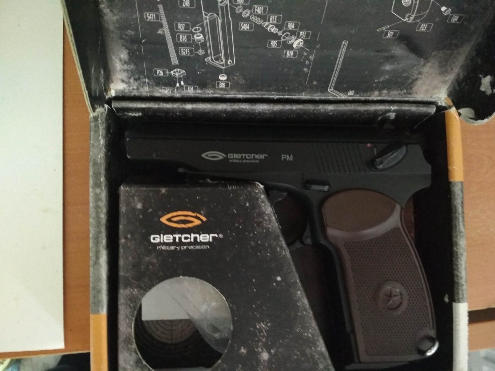 Satılık Havalı Tabanca – Gletcher – 4.5mm (.177) – İzmir – İlan 23732 – Görsel 23733