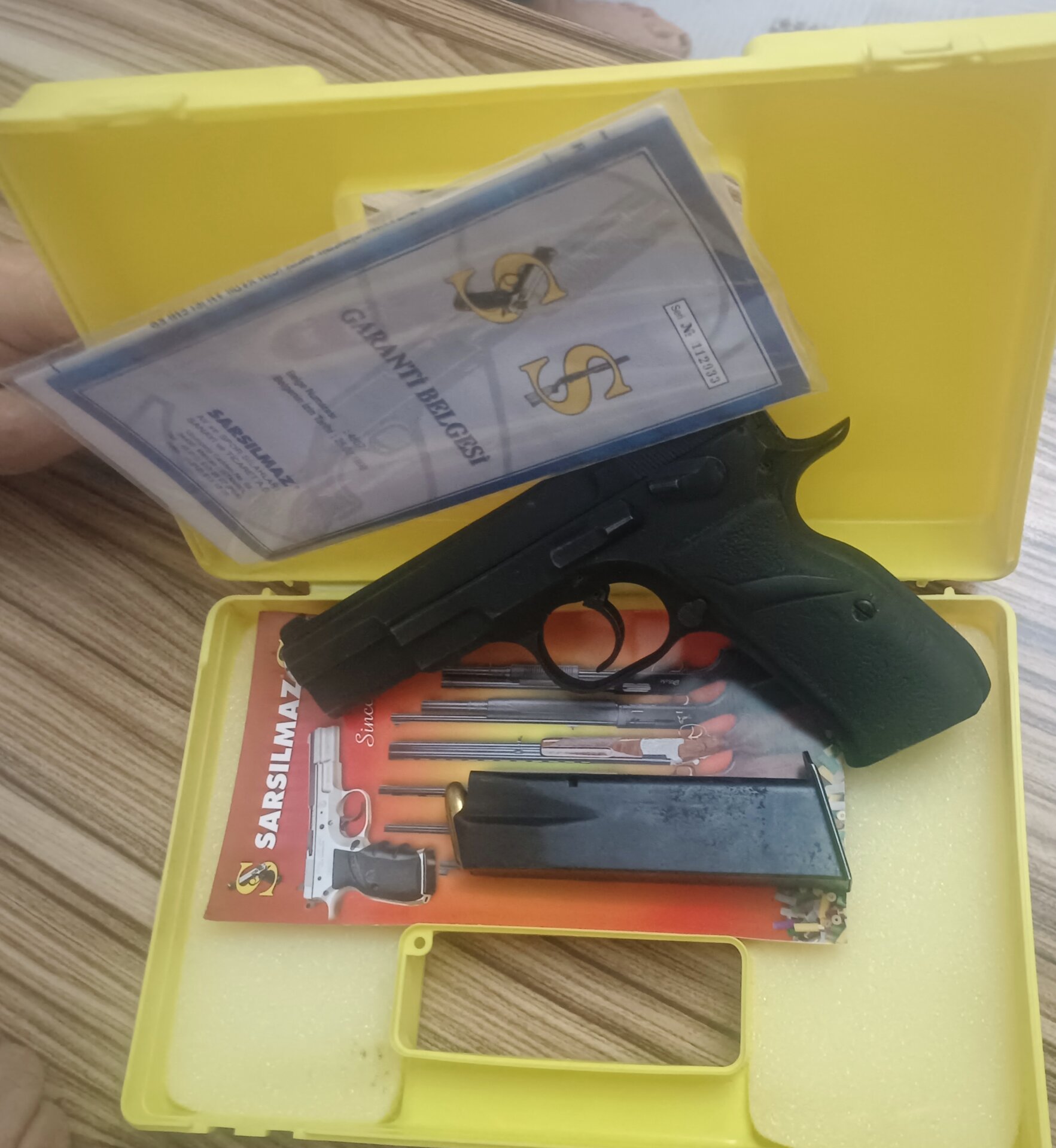 Satılık TABANCA – Sarsılmaz Kılınç – 9mm (9x19mm) – Taşıma Ruhsatlı – Kocaeli – İlan 24302 – Görsel 24304