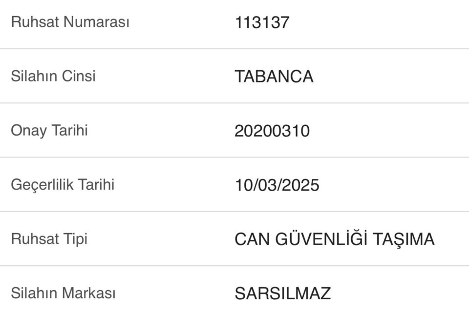 Satılık TABANCA – Sarsılmaz Kılınç – 9mm (9x19mm) – Taşıma Ruhsatlı – İzmir – İlan 25423 – Görsel 25426