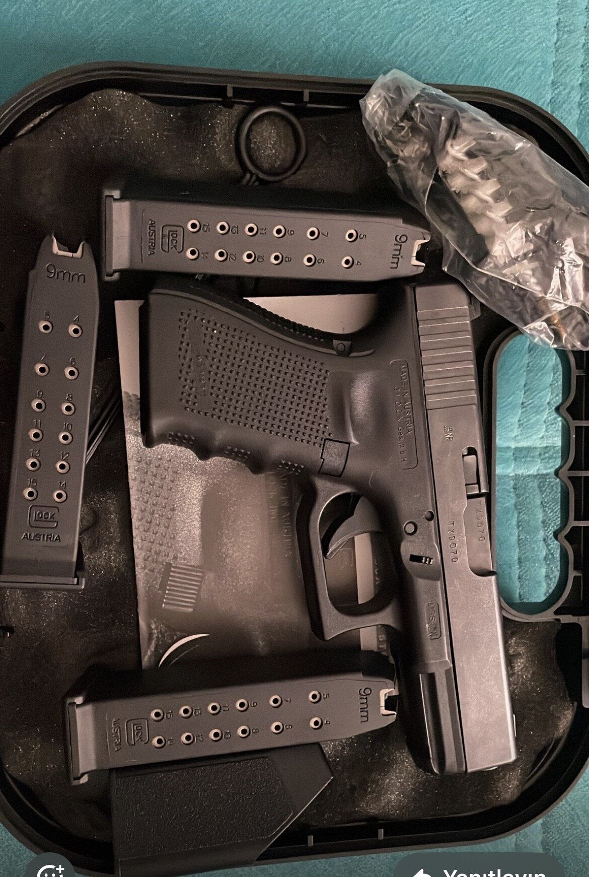 Satılık TABANCA – Glock 19 – 9mm (9x19mm) – Taşıma Ruhsatlı – Balıkesir – İlan 25879 – Görsel 25881