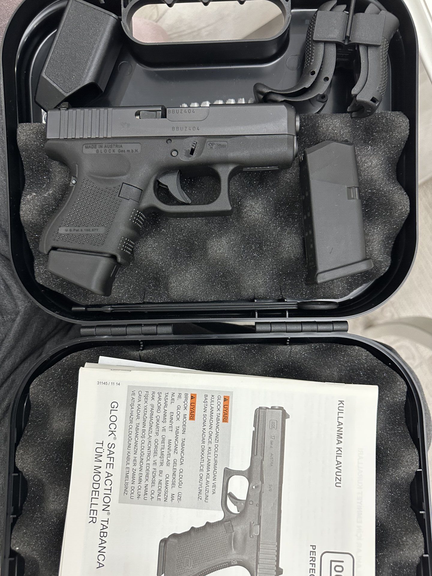 Satılık TABANCA – Glock 26 – 9mm (9x19mm) – Taşıma Ruhsatlı – Antalya – İlan 24306 – Görsel 24310
