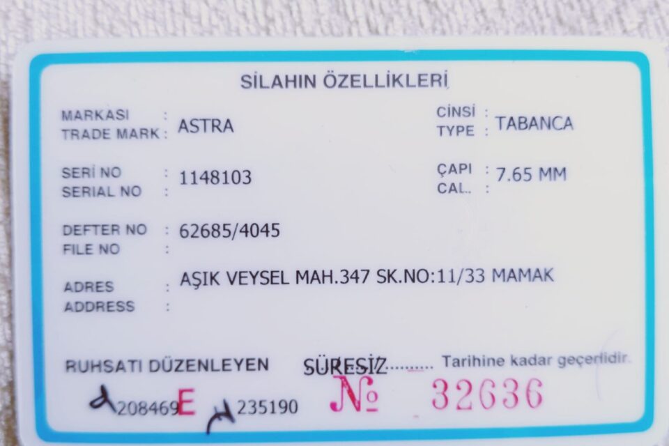 Satılık TABANCA – CZ 75 – 9mm (9x19mm) – Bulundurma Ruhsatlı – Ankara – İlan 24094 – Görsel 24096