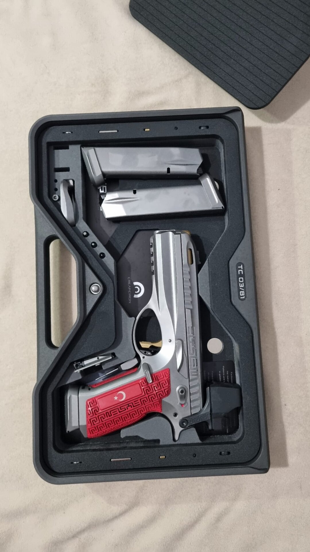 Satılık TABANCA – Creapeiron Elysien – 9mm (9x19mm) – Bulundurma Ruhsatlı – Ankara – İlan 25977 – Görsel 25979