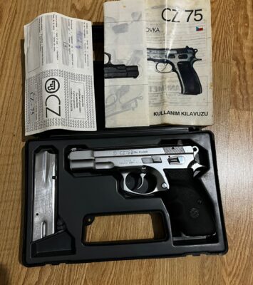 Satılık TABANCA – CZ 75 – 9mm (9x19mm) – Taşıma Ruhsatlı – Ankara – İlan 25787 – Görsel 25789