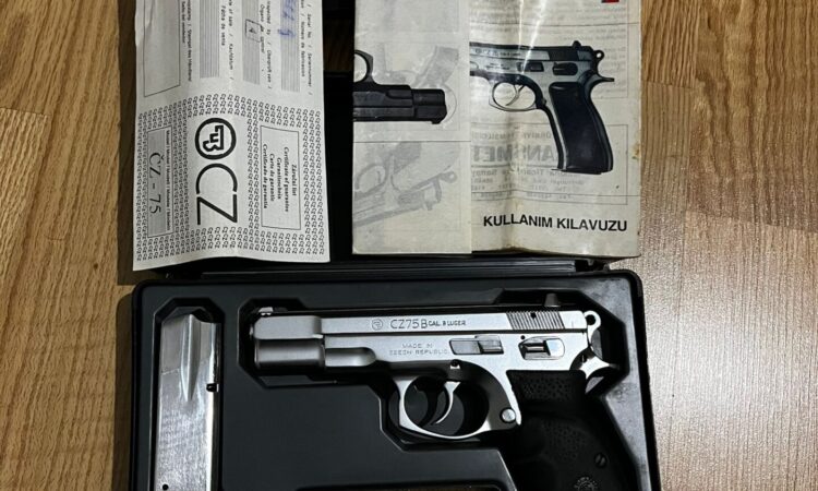 Satılık TABANCA – CZ 75 – 9mm (9x19mm) – Taşıma Ruhsatlı – Ankara – İlan 25787 – Görsel 25788