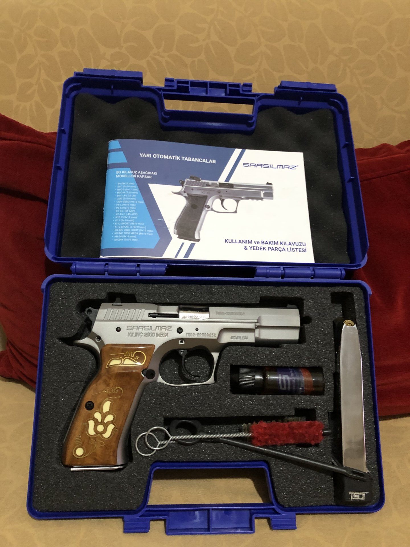 Satılık TABANCA – Sarsılmaz Kılınç – 9mm (9x19mm) – Bulundurma Ruhsatlı – Bursa – İlan 27562 – Görsel 27564