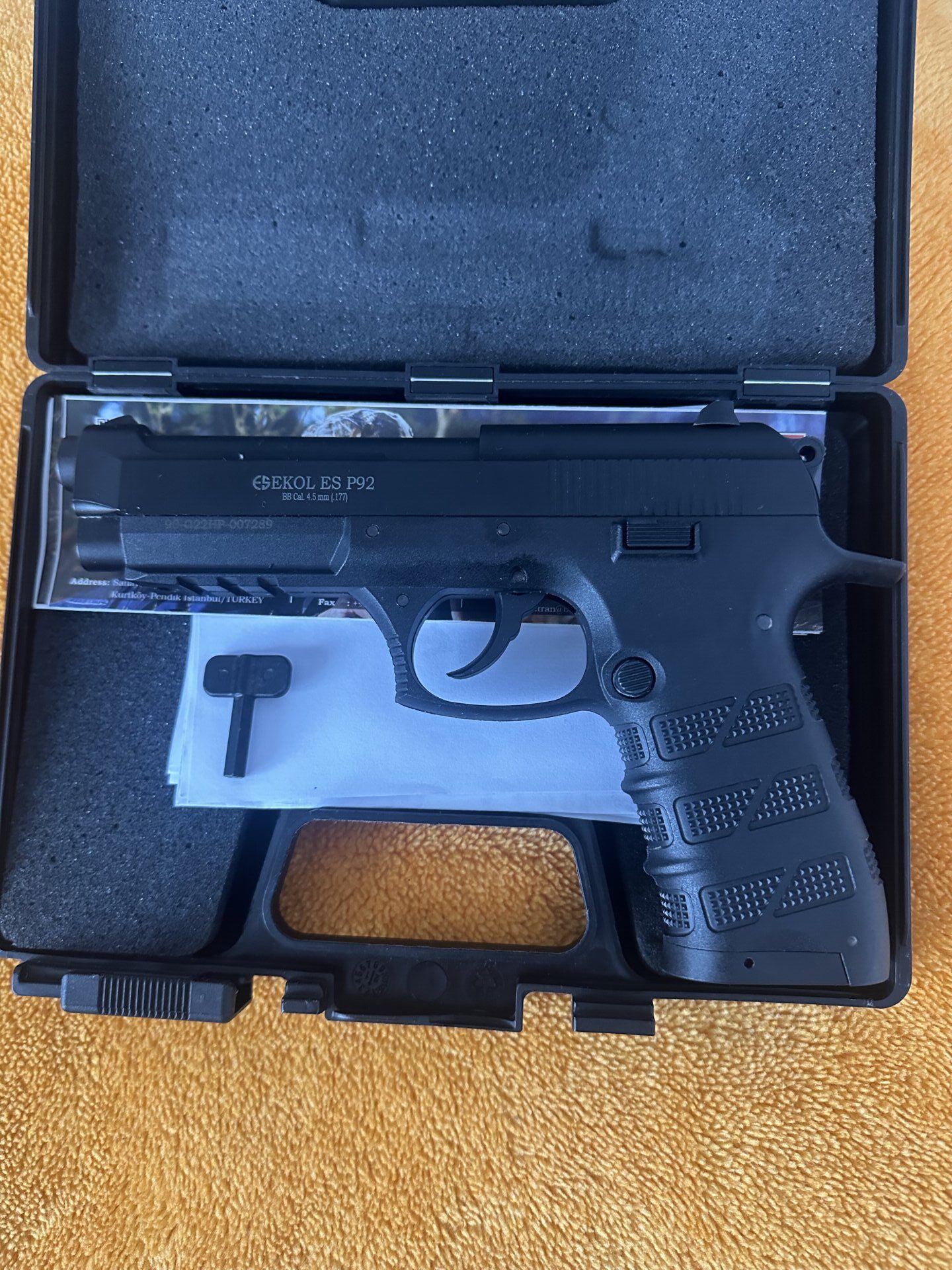 Satılık Havalı Tabanca – Ekol – 4.5mm (.177) – İstanbul – İlan 27701 – Görsel 27705