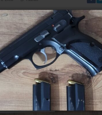 Satılık TABANCA – CZ 75 – 9mm (9x19mm) – Taşıma Ruhsatlı – Şırnak – İlan 27767 – Görsel 27768