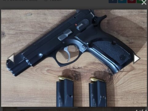 Satılık TABANCA – CZ 75 – 9mm (9x19mm) – Taşıma Ruhsatlı – Şırnak – İlan 27767 – Görsel 27768