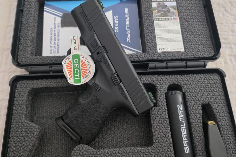 Satılık TABANCA – Sarsılmaz SAR9 – 9mm (9x19mm) – Taşıma Ruhsatlı – Artvin – İlan 34212 – Görsel 34214