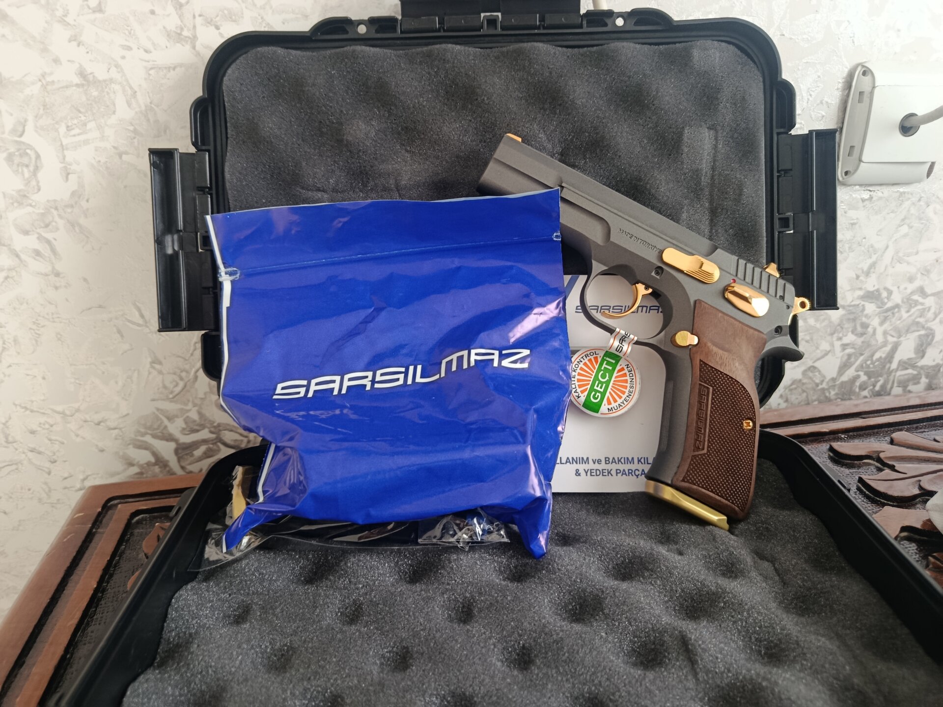 Satılık TABANCA – Sarsılmaz Kılınç – 9mm (9x19mm) – Taşıma Ruhsatlı – Erzurum – İlan 30425 – Görsel 31227