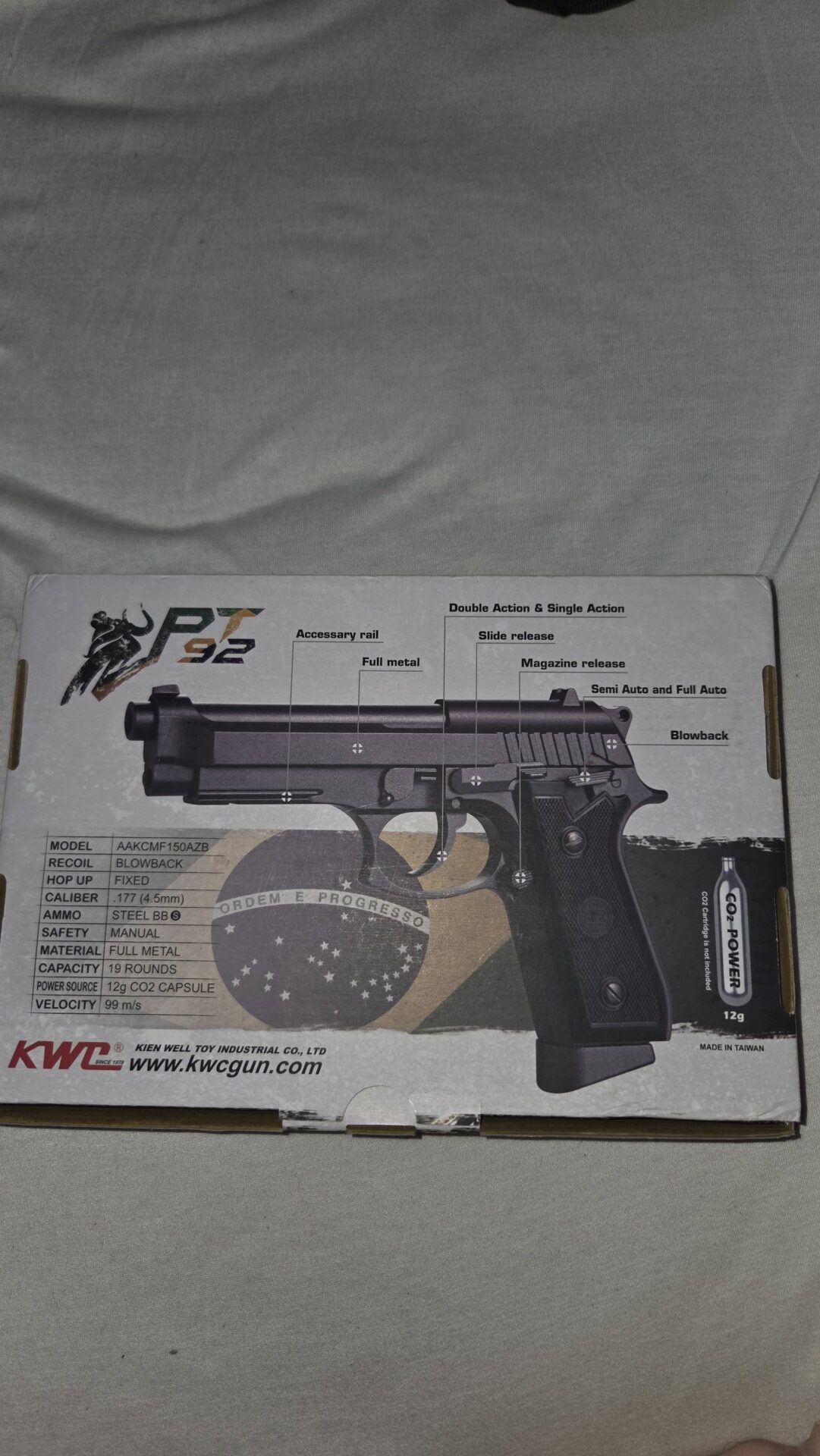 Satılık Havalı Tabanca – KWC – 4.5mm (.177) – Kocaeli – İlan 33334 – Görsel 33337