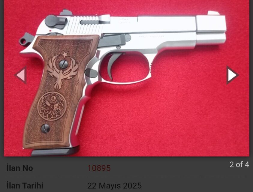 Satılık TABANCA – Tisaş – 9mm (9x19mm) – Bulundurma Ruhsatlı – Kocaeli – İlan 33624 – Görsel 33627