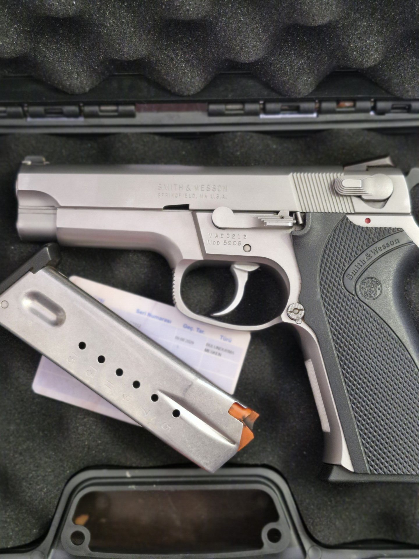 Satılık TABANCA – Smith & Wesson 5906 – 9mm (9x19mm) – Bulundurma Ruhsatlı – Adana – İlan 26452 – Görsel 33377