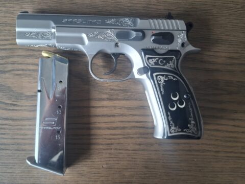 Satılık TABANCA – Sarsılmaz Kılınç – 9mm (9x19mm) – Taşıma Ruhsatlı – Afyonkarahisar – İlan 33598 – Görsel 33599