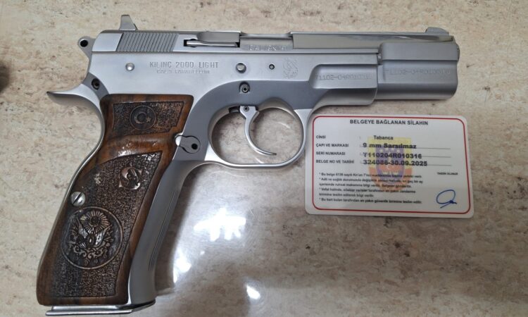 Satılık TABANCA – Sarsılmaz Kılınç – 9mm (9x19mm) – Taşıma Ruhsatlı – Konya – İlan 31606 – Görsel 31607