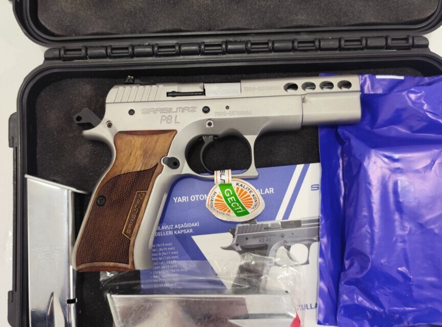 Satılık TABANCA – Sarsılmaz P8 – 9mm (9x19mm) – Taşıma Ruhsatlı – Mardin – İlan 26084 – Görsel 38503