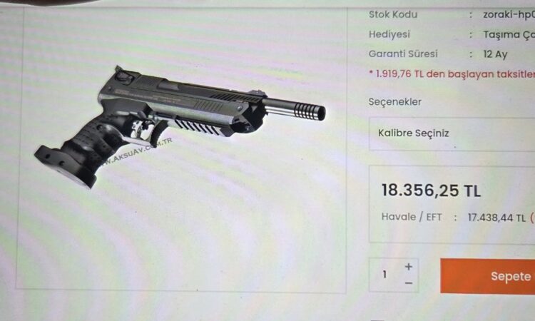 Satılık Havalı Tabanca – Zoraki – 4.5mm (.177) – Elazığ – İlan 34490 – Görsel 34496